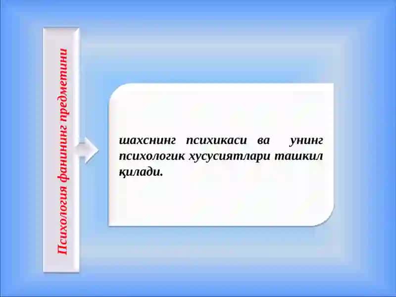 Психологиянинг предмети 2