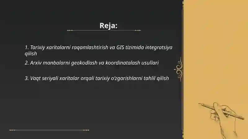 Tarixiy tadqiqotlarda geografik axborot tizimlarining oʻrni 2
