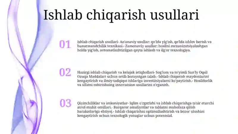 Sun'Iy Oqsil Ozuqa Maddalarning Ishlab Chiqarilishi Va Kelgusidagi Imkoniyatlari 2