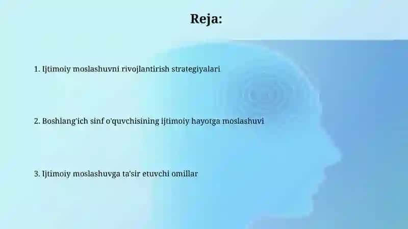 Boshlangʻich sinf oʻquvchisining ijtimoylashuvi 2
