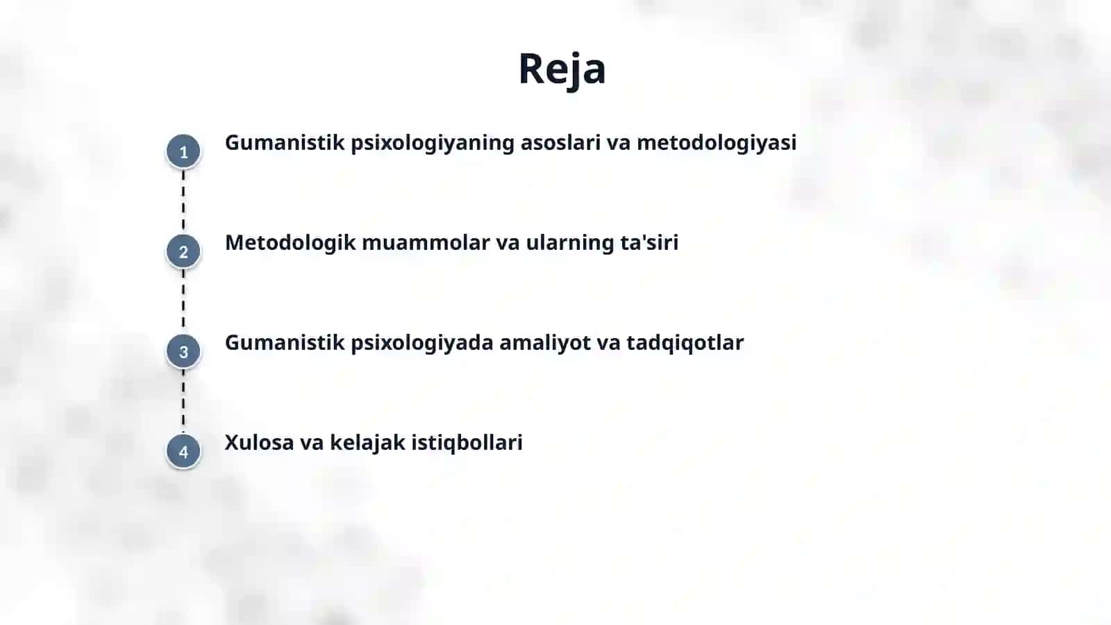 Gumanistik psixologiyada metod muammosi. 2