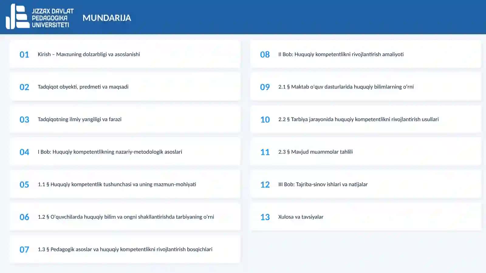 UMUMTA'LIM MAKTAB O'QUVCHILARNING HUQUQIY KOMPETENTLIGINI RIVOJLANTIRISH 2