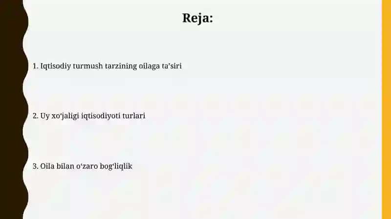 Uy xoʻjaligi turlari va uning oila bilan oʻzaro bogʻliqligi 2