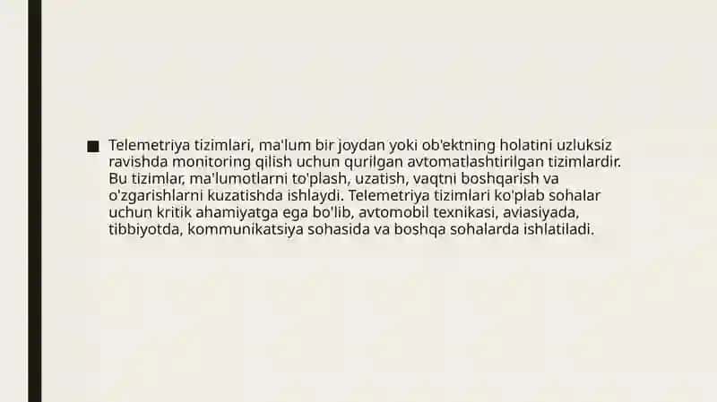 Tibbiyotda TELEMETRIYA Qiyosiy tahlili 2