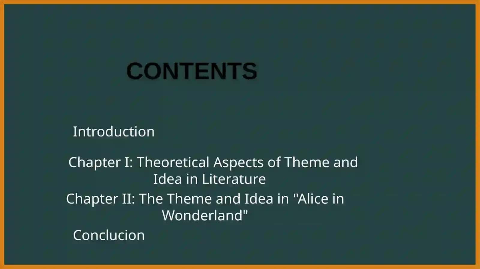 "The Theme and Idea of Lewis Carroll’s "Alice in Wonderland"" 2