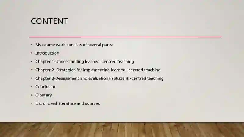 Learner-Centred Teaching 2