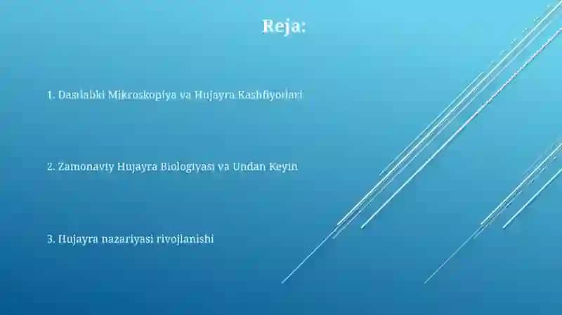 Hujayra nazariyasini yaratilishi tarixi 2