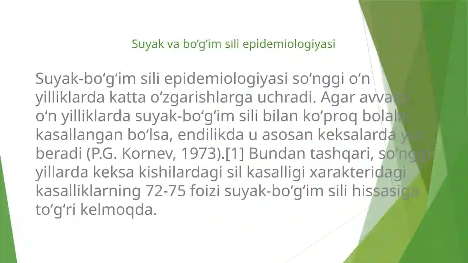 Suyak-boʻgʻim sili epidemiologiyasi 2