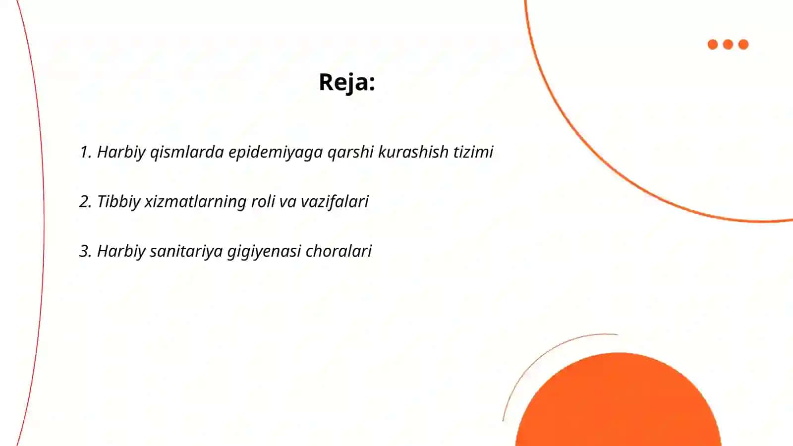 Harbiy harakat vaqtida harbiy qismlarni epidemiyagaqarshi kurashish strukturasu 2