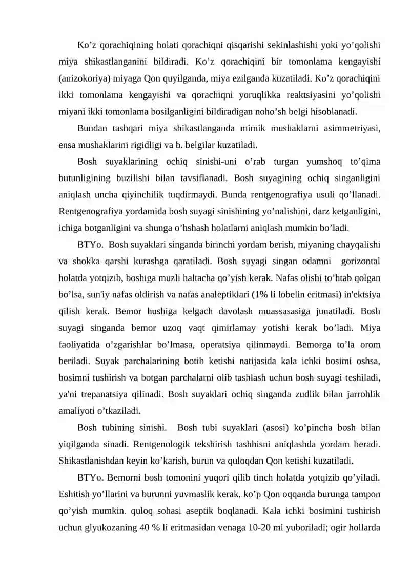 Bosh miya shikastlanishlari 2