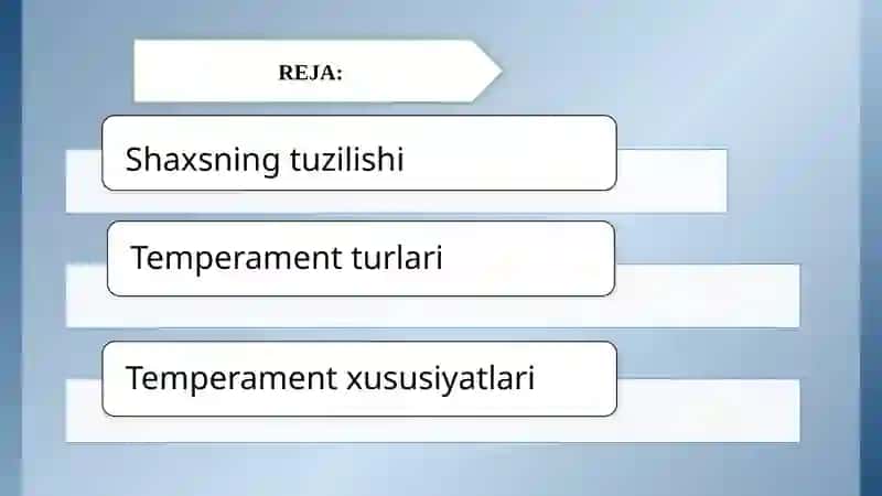 Psixologiyada shaxsning tuzilishi va temperament turlari 2