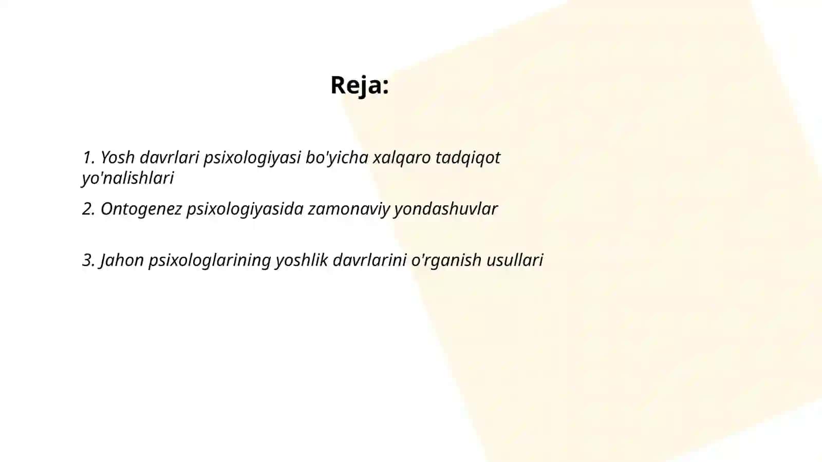 Ontogenez Psixologiyasi 2