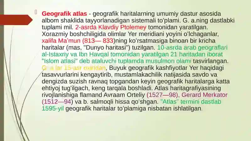 Geografik atlaslar 2