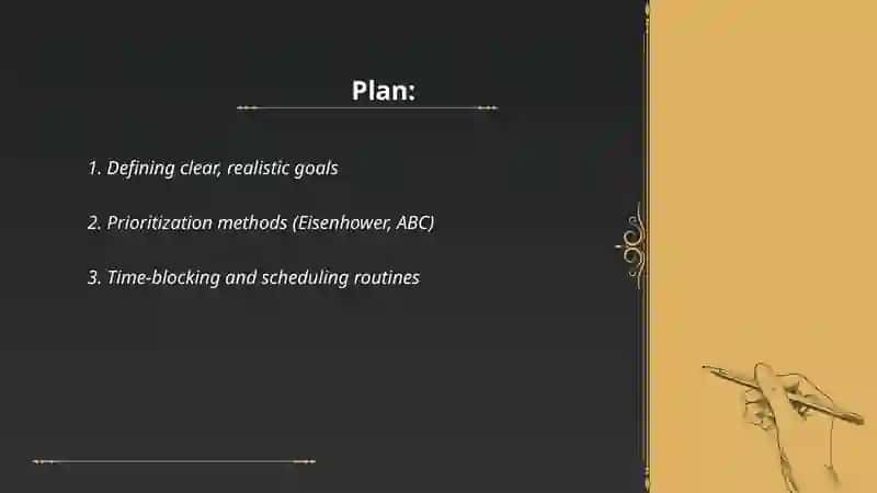 Setting Effective Time Management.Requirements for Avoiding Stress 2