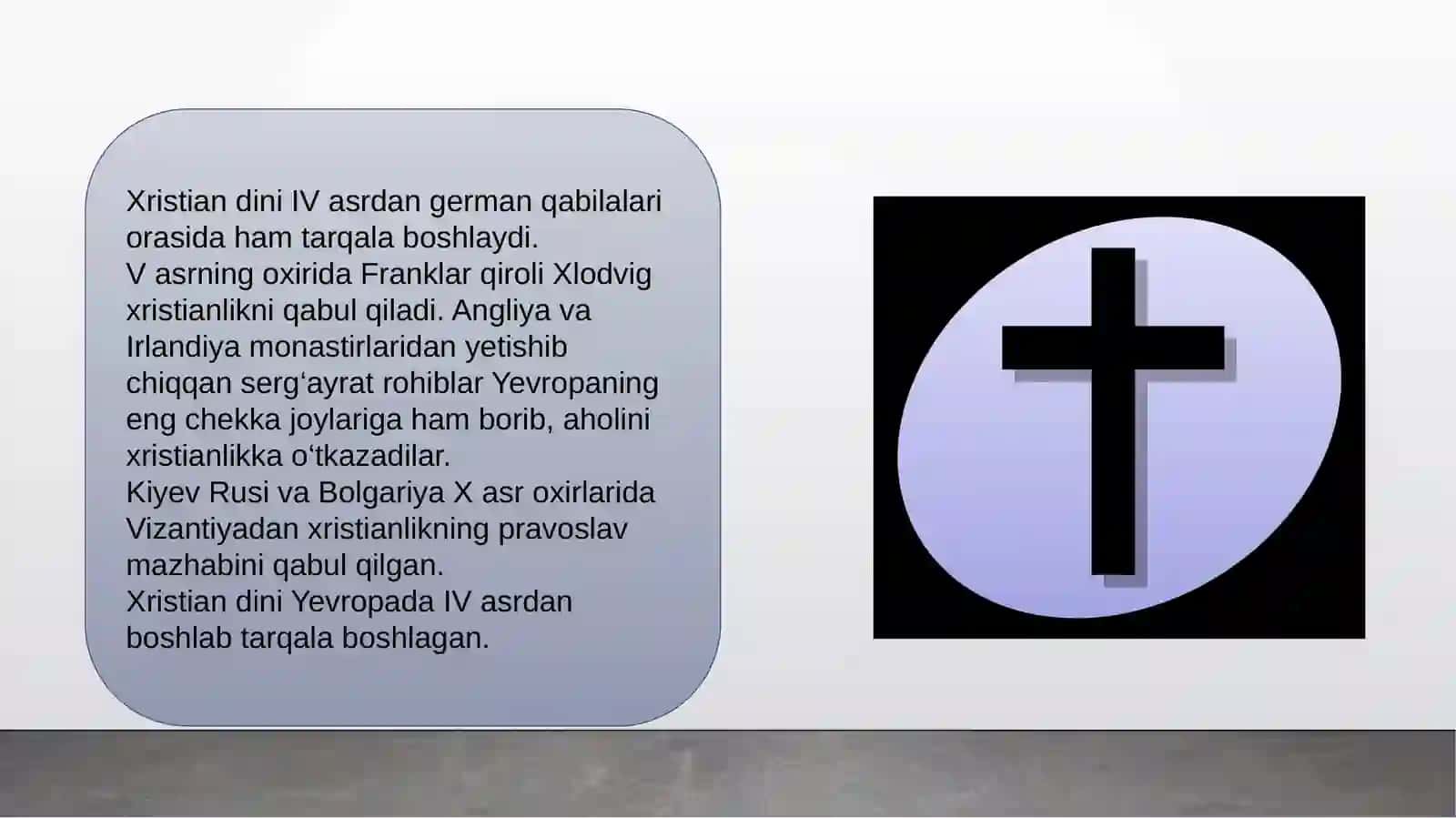 O‘rta asrlarda xristian olamida bo‘lgan o‘zgarishlar 2