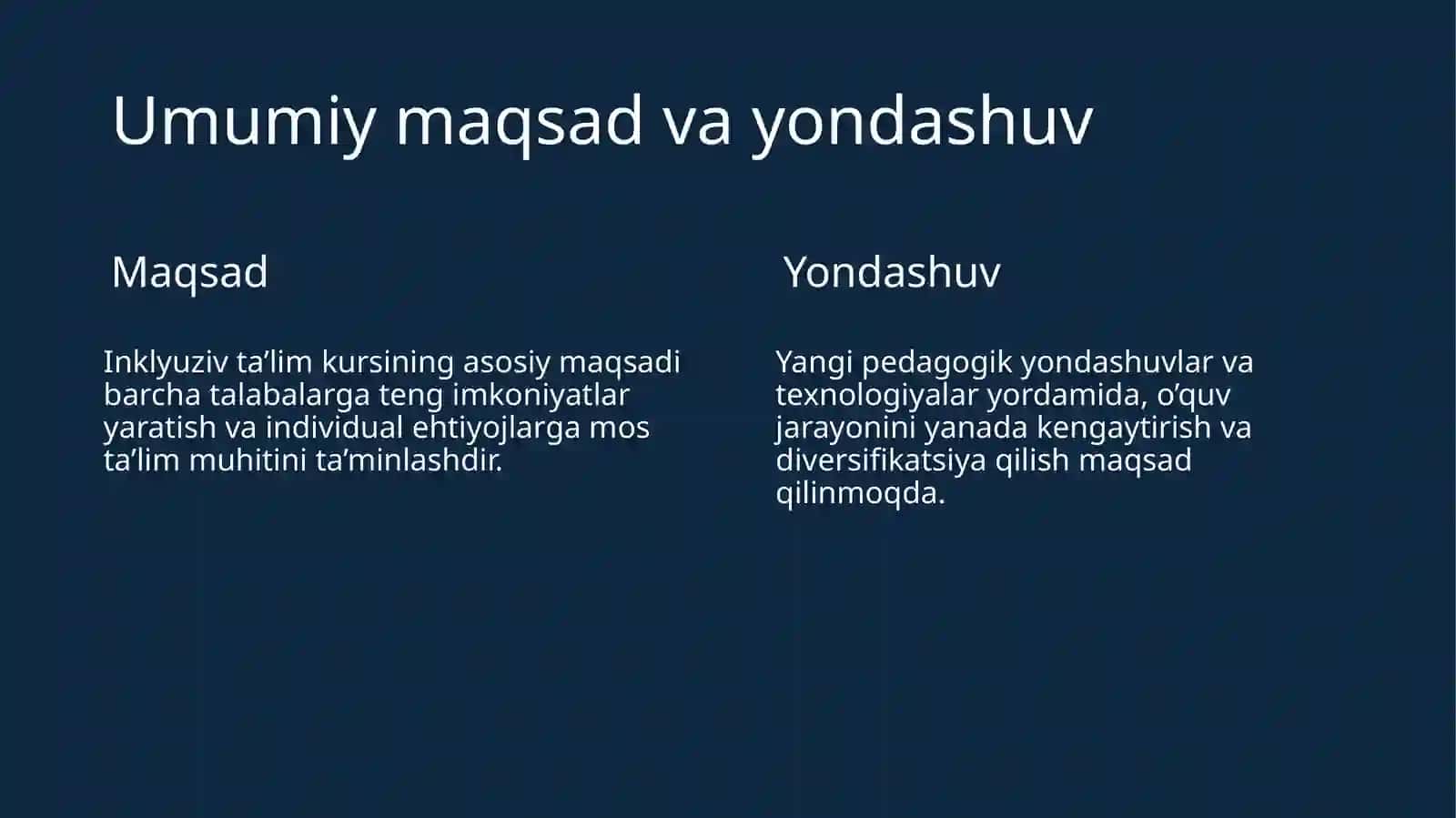 Inklyuziv ta'lim kursi 2