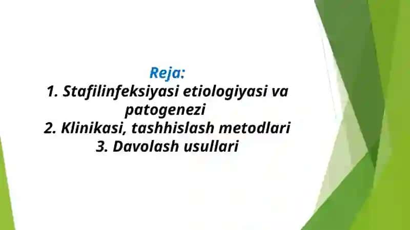 Stafilokokkli infeksiya etiologiyasi, patogenezi va davolash 2
