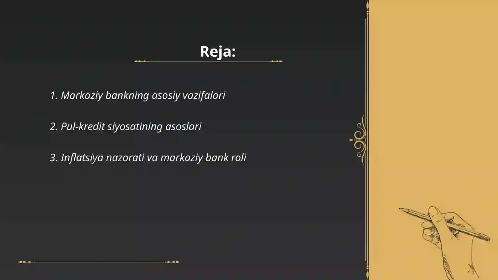 Markaziy bank va uning mamlakat iqtisodiyotidagi asosiy o‘rni 2