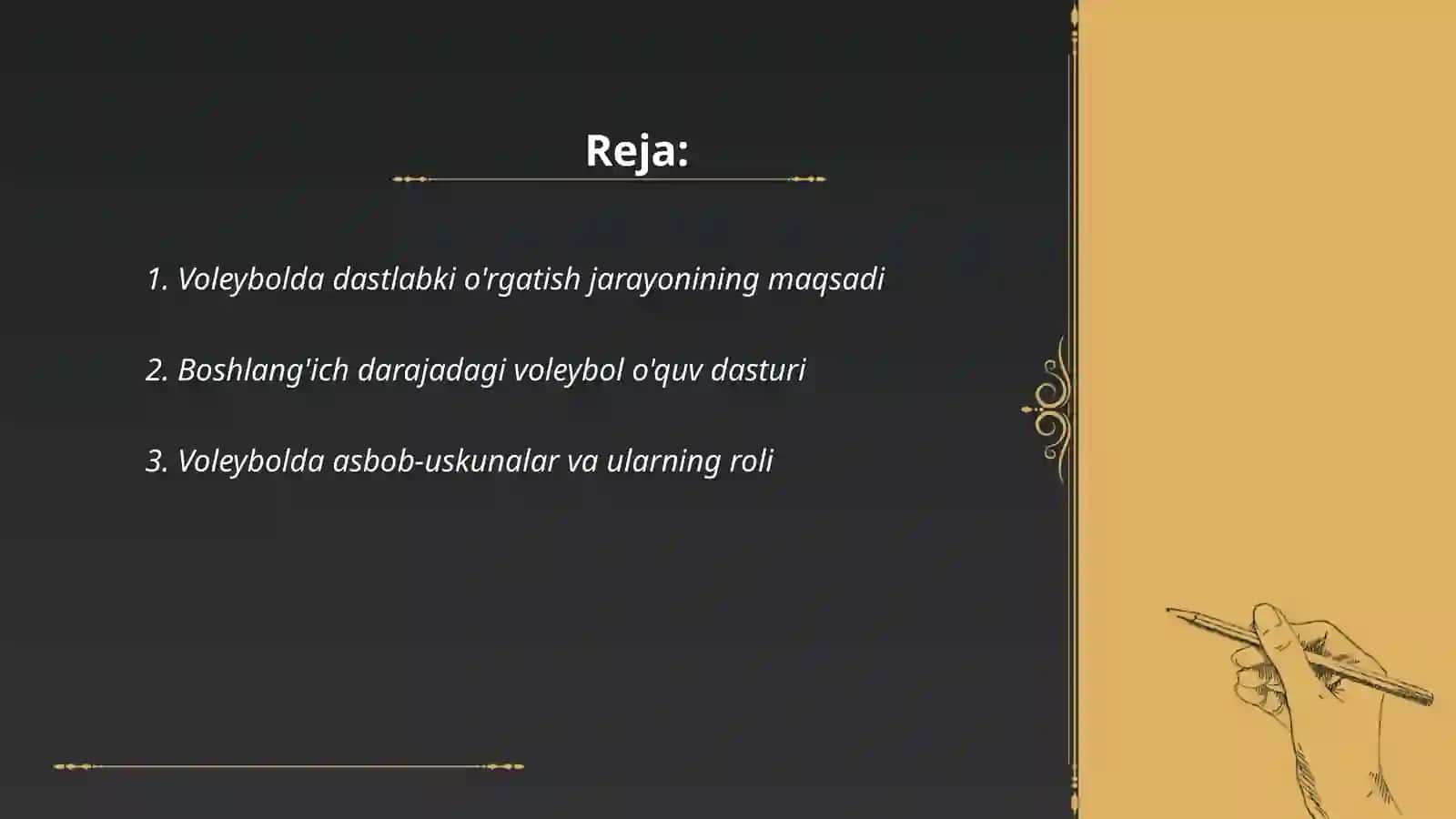 Voleybolda dastlabki o'rgatish jarayonining bosqichlari va usullari 2