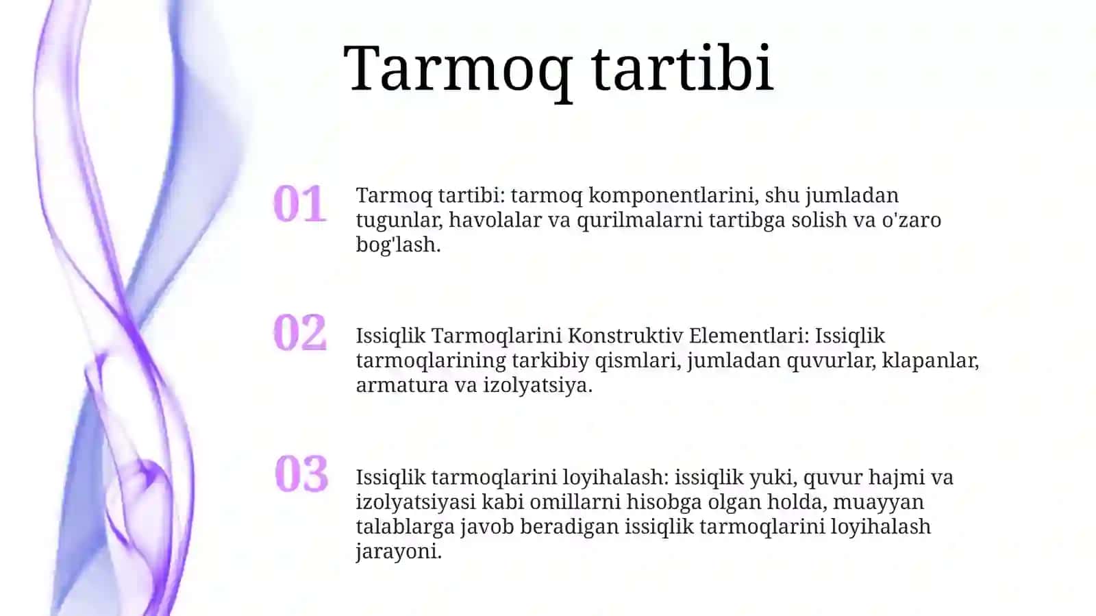 Issiqlik Tarmoqlarini Konstruktiv Elementlari 2