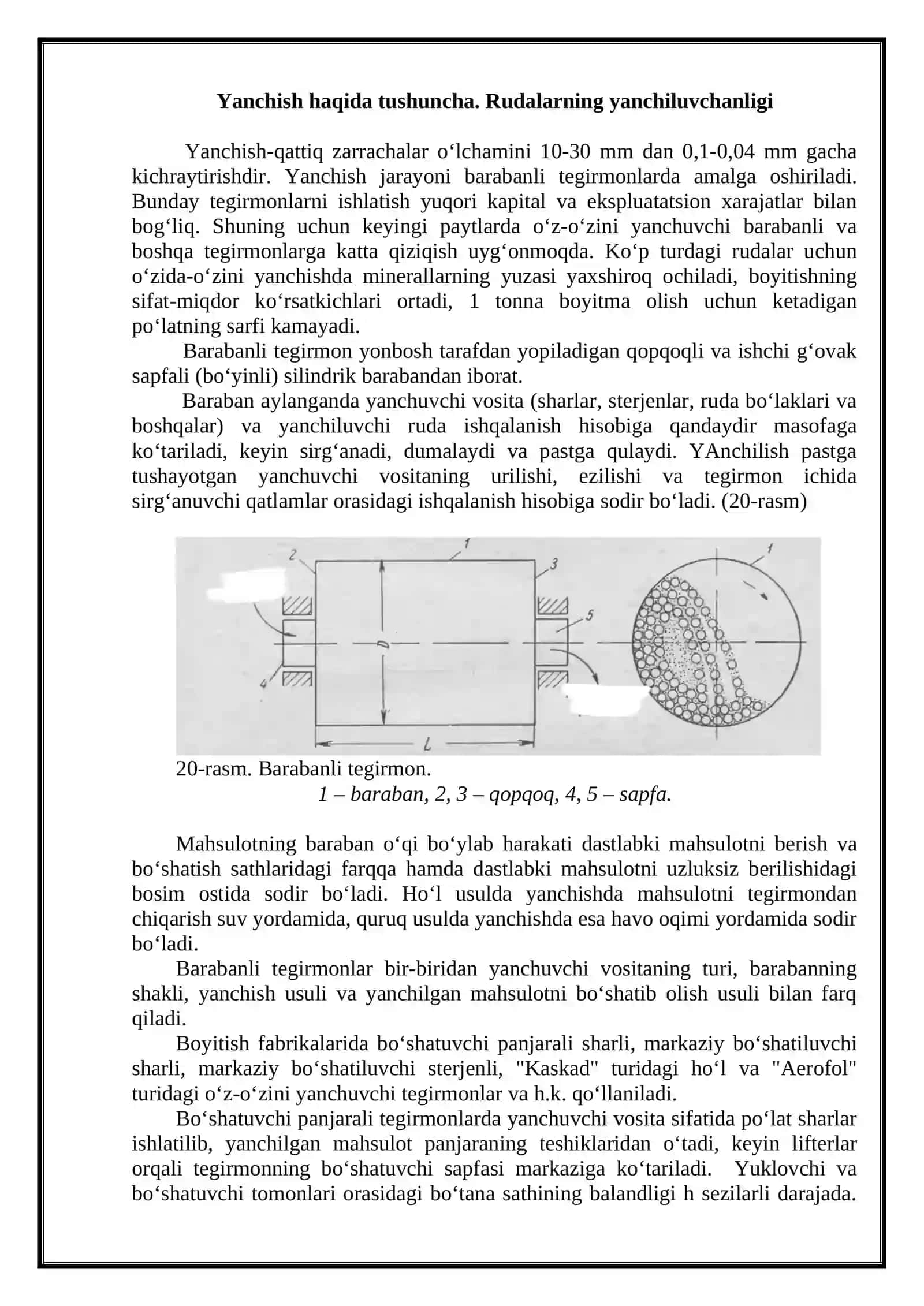 Yanchish jarayoni 2