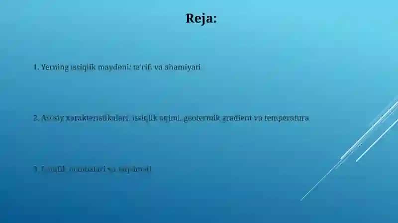 Yerning issiqlik maydoni: ta'rifi va ahamiyati 2