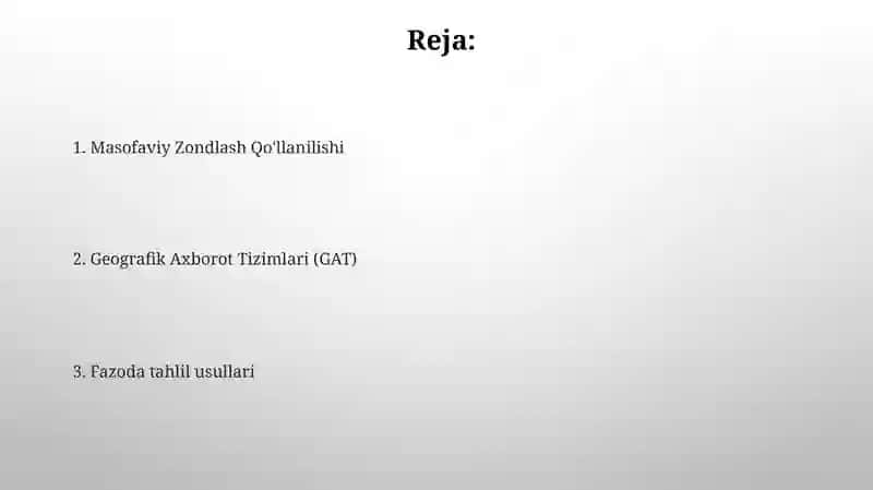 Geografiyada tadqiqot usullari 2