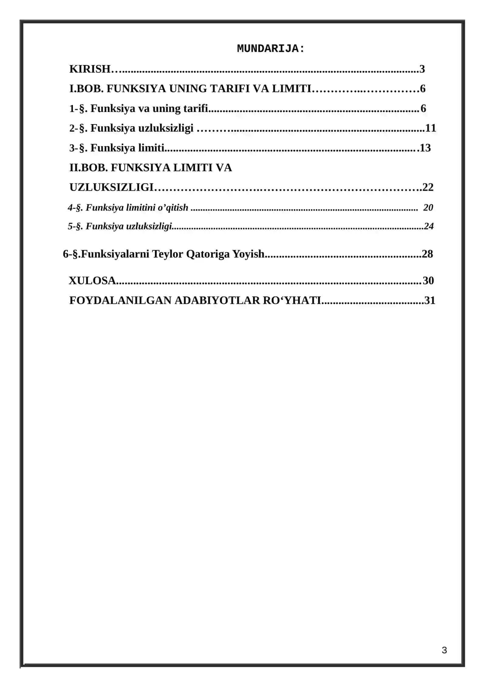 Uzluksiz funksiyalar algebrasi. Uzluksiz funksiyani ko’phadlar qatoriga yoyish 2