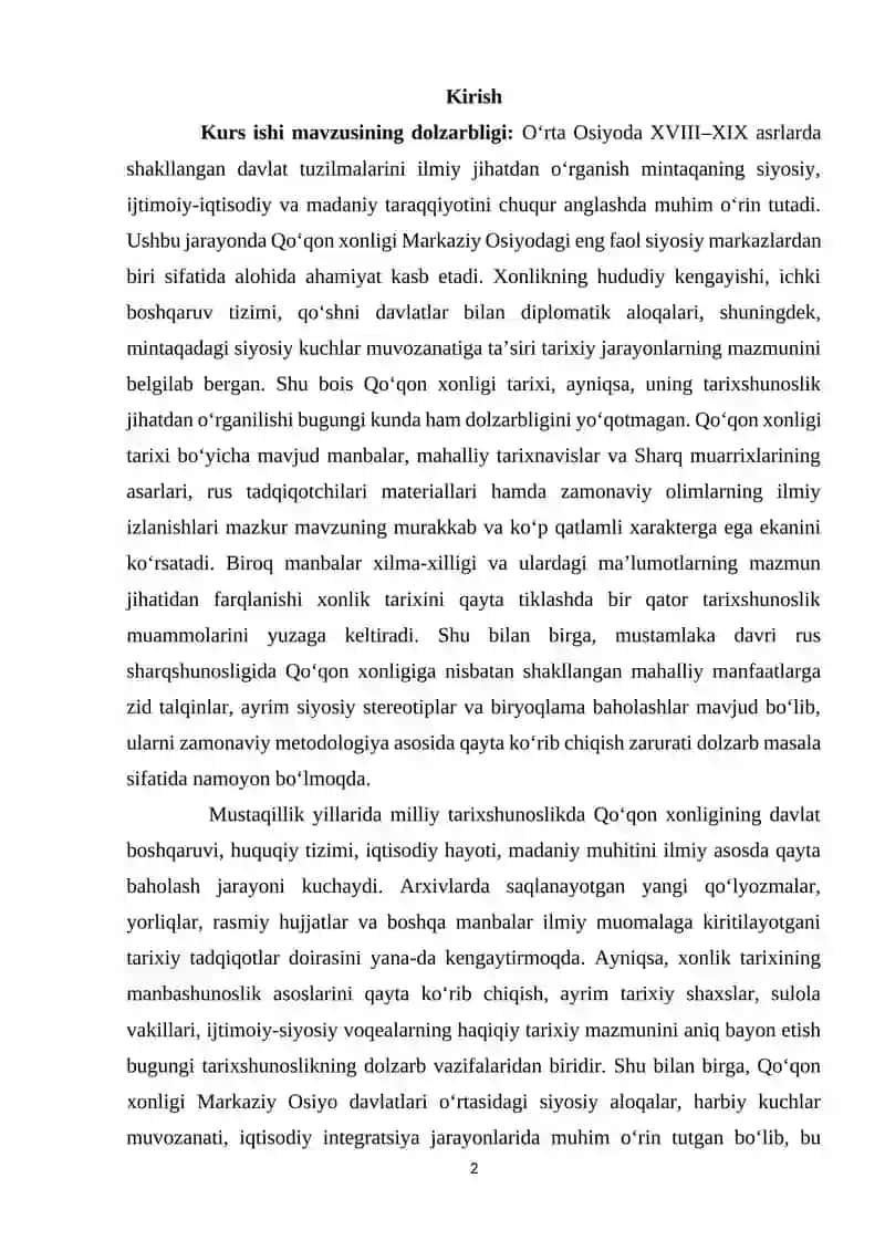 Qo‘qon Xonligida tarixshunoslik 2