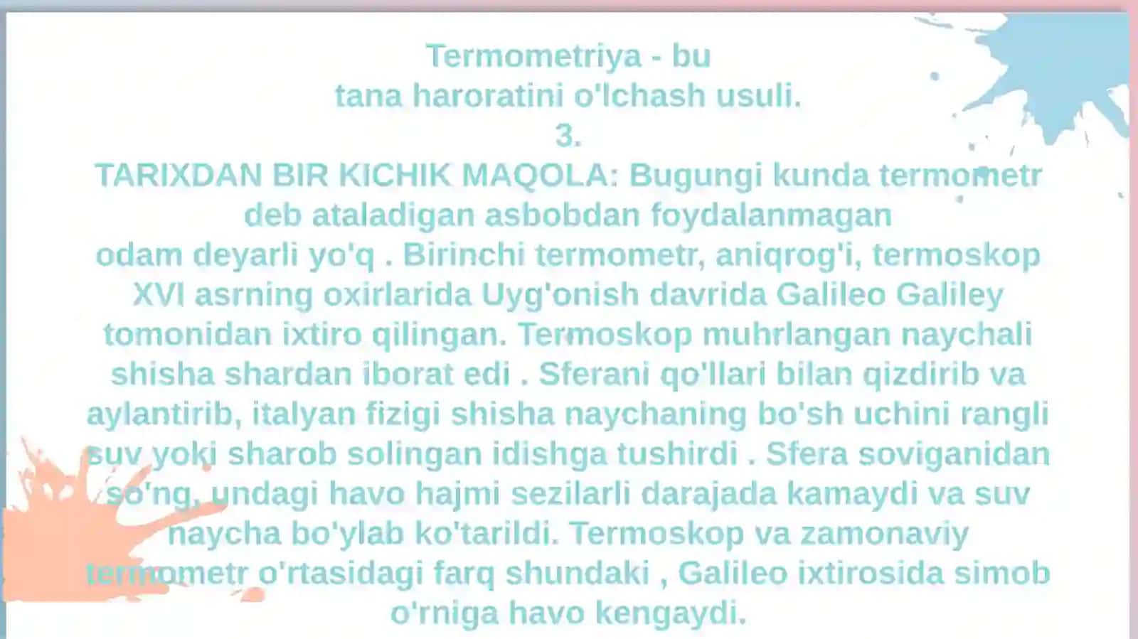 Elektron termometrlar va ularning tuzilishi va ishlash mehanizimi 2