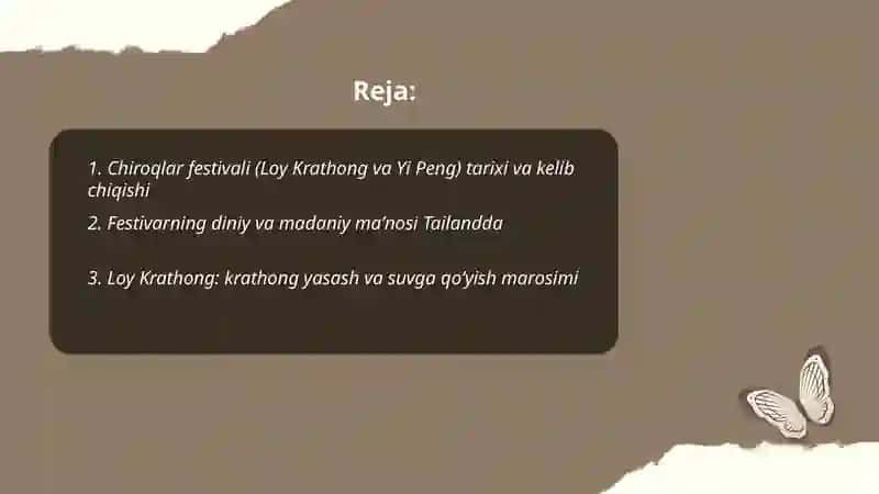 Chiroqlar festivali (Loy Krathong va Yi Peng) tarixi va kelib chiqishi 2