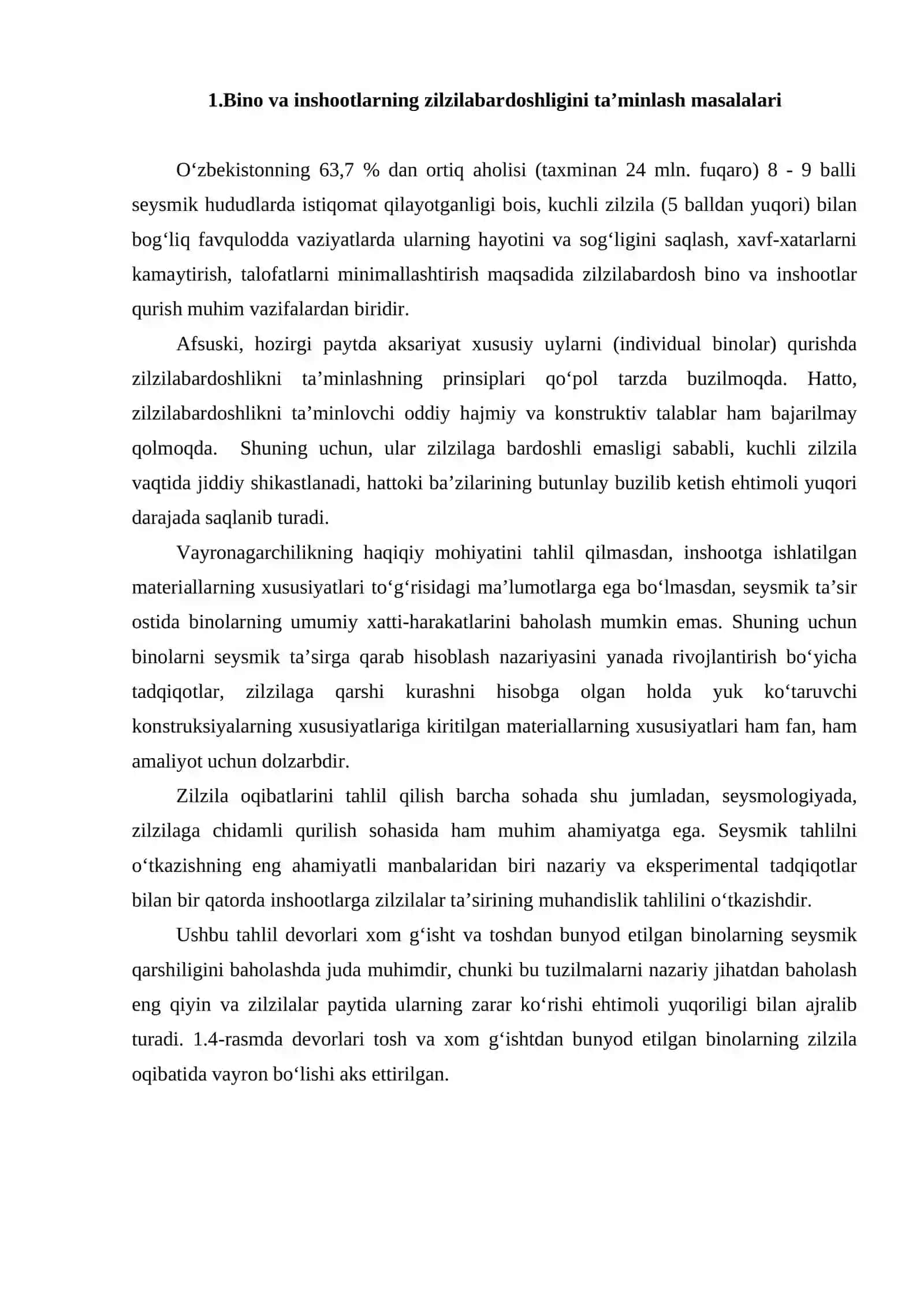 KARKAZLI VA YIRIK PANELLI BINO VA INSHOOTLAR 2