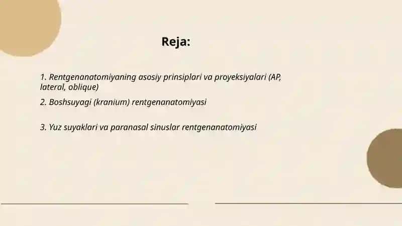 Skelet suyaklarining rentgenanatomiyasi 2