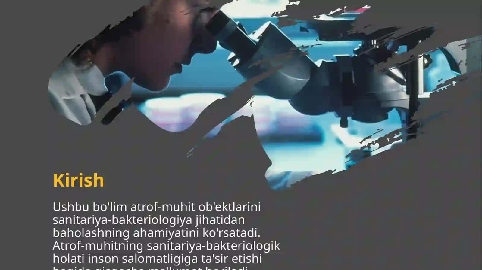 Atrof-muhit ob'ektlarini sanitariya-bakteriologiya jihatidan baholash 2