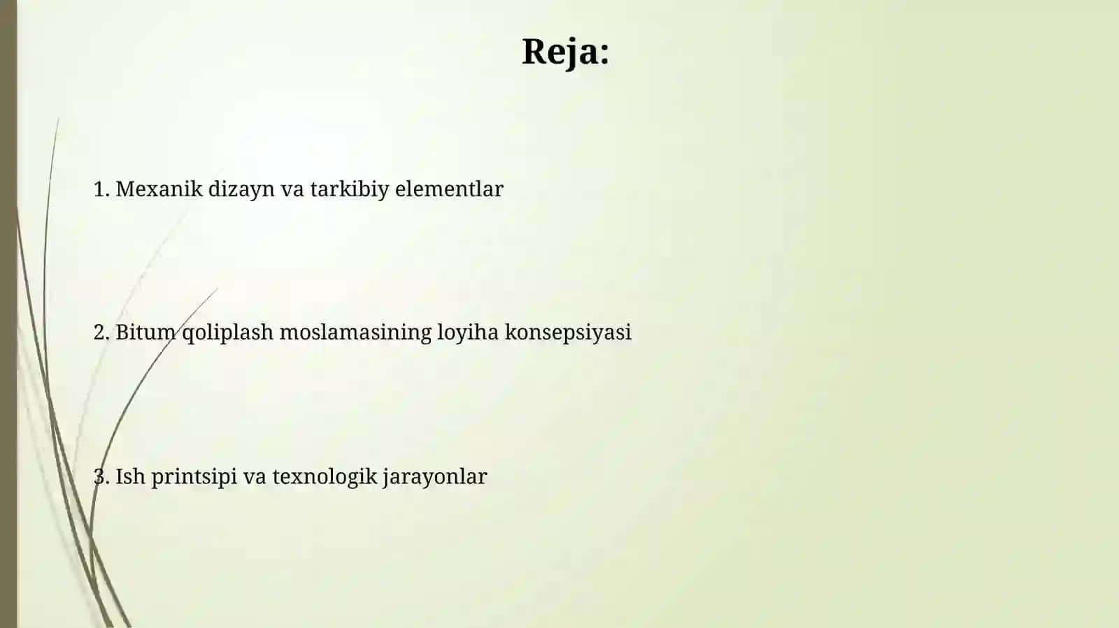 Neft bitumini qoliplovchi qurilma tanasi loyixasi 2