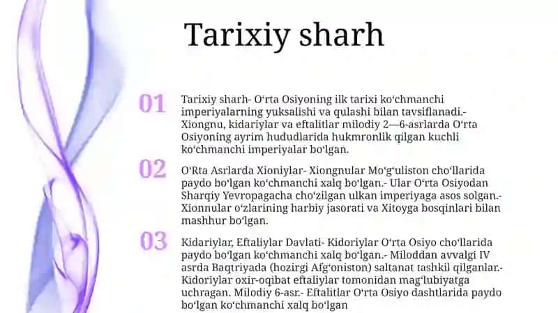 OʻRta Asrlarda Xioniylar,Kidariylar,Eftaliylar Davlati 2