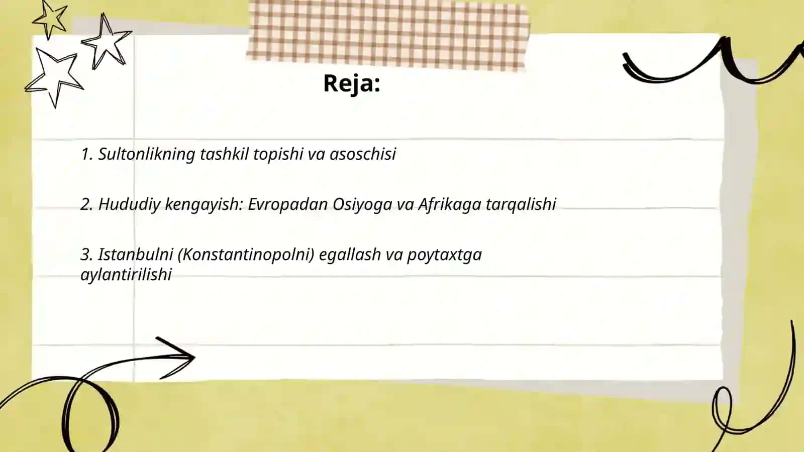 Uch qitʼani birlashtirgan sultonlik 2