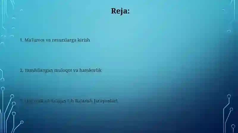 Biznes innovatsiyasi 2
