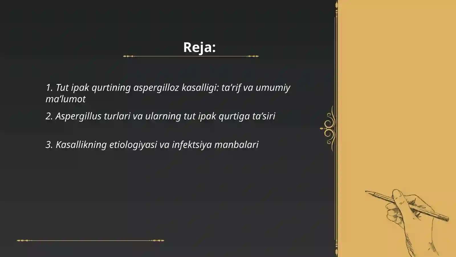 Tut ipak qurtining aspergillyoz kasalligi va uning alomatlari 2