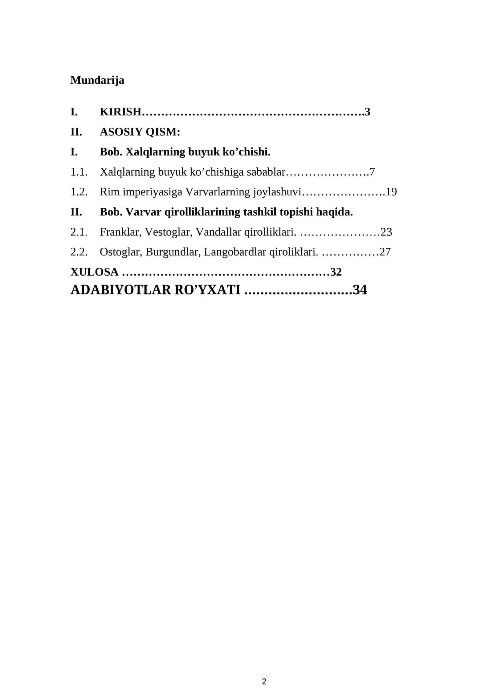 Varvar qiroligini tashkil topishi 2
