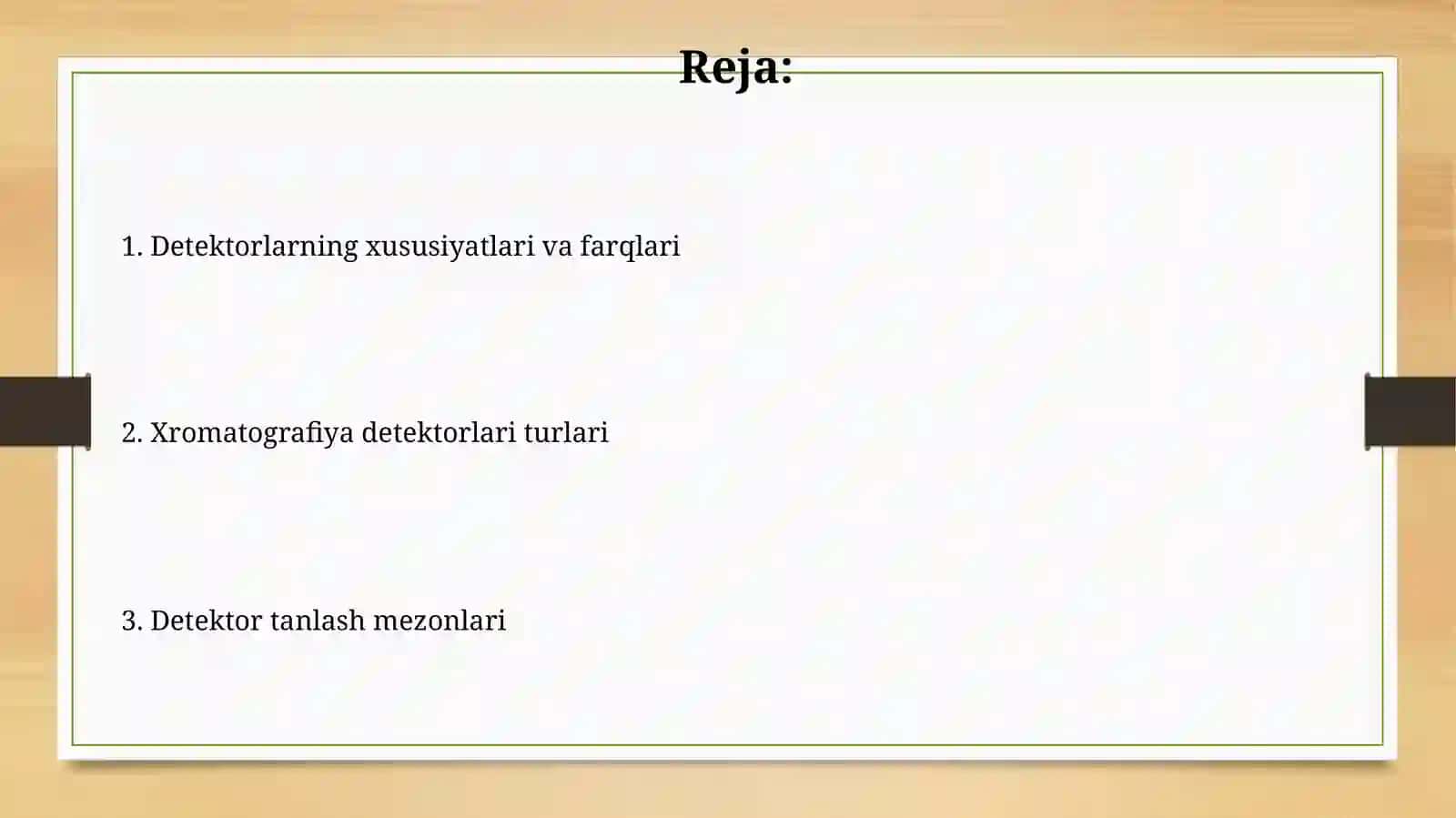 Xromotografiya detektorlari va ularning bir biridan farqi 2