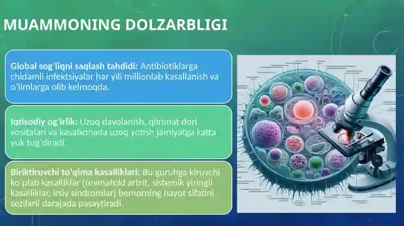 Antibiotikorezistent mikroorganizmlar shtamlarining tarqalishi 2