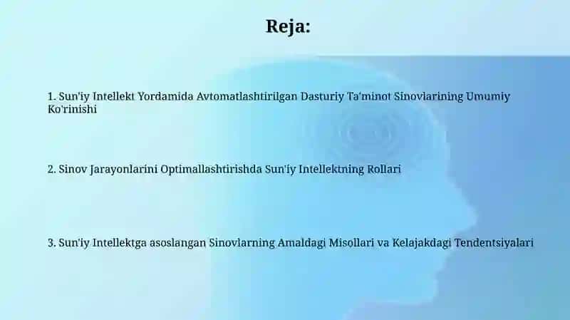 AI yordamida avtomatlashtirilgan dasturiy sinovlar 2