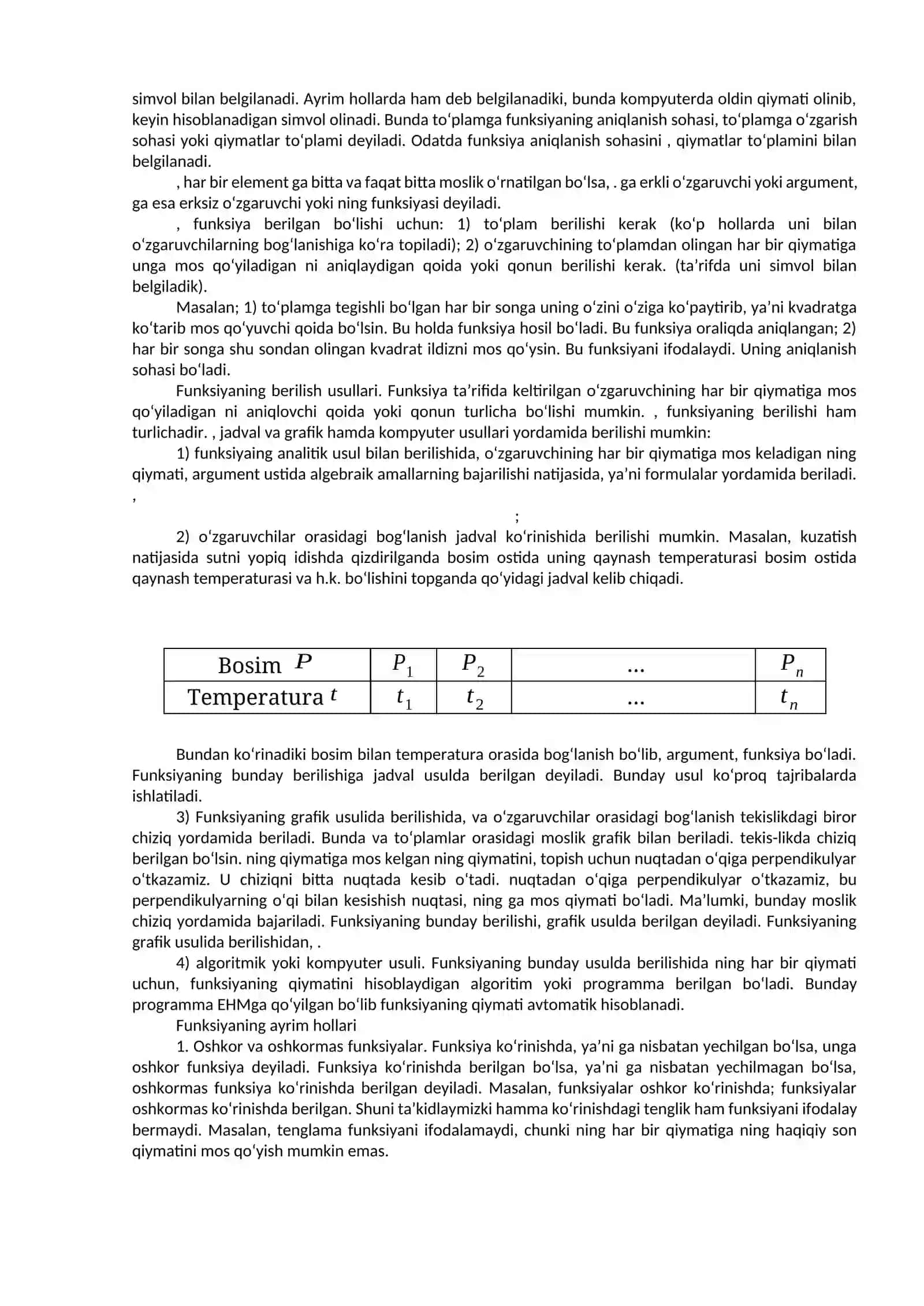 Funksiyalar 2