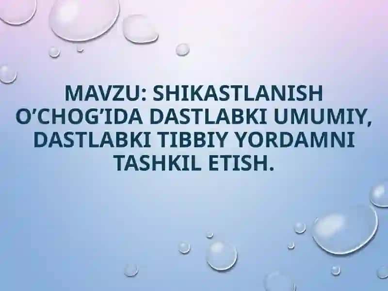 TOSHKENT TIBBIYOT AKADEMIYASI 2-SONLI DAVOLASH ISHI 207-BGURUhtalabasiA’zamovdavronbek 2