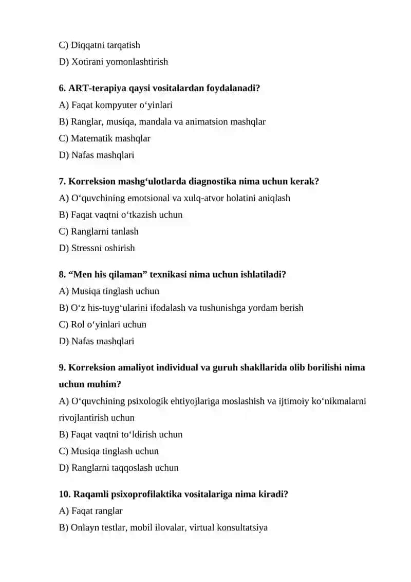 Psixoprofilaktik va korreksion amaliyotida yangicha tadbiqiy yondashuvlar 2