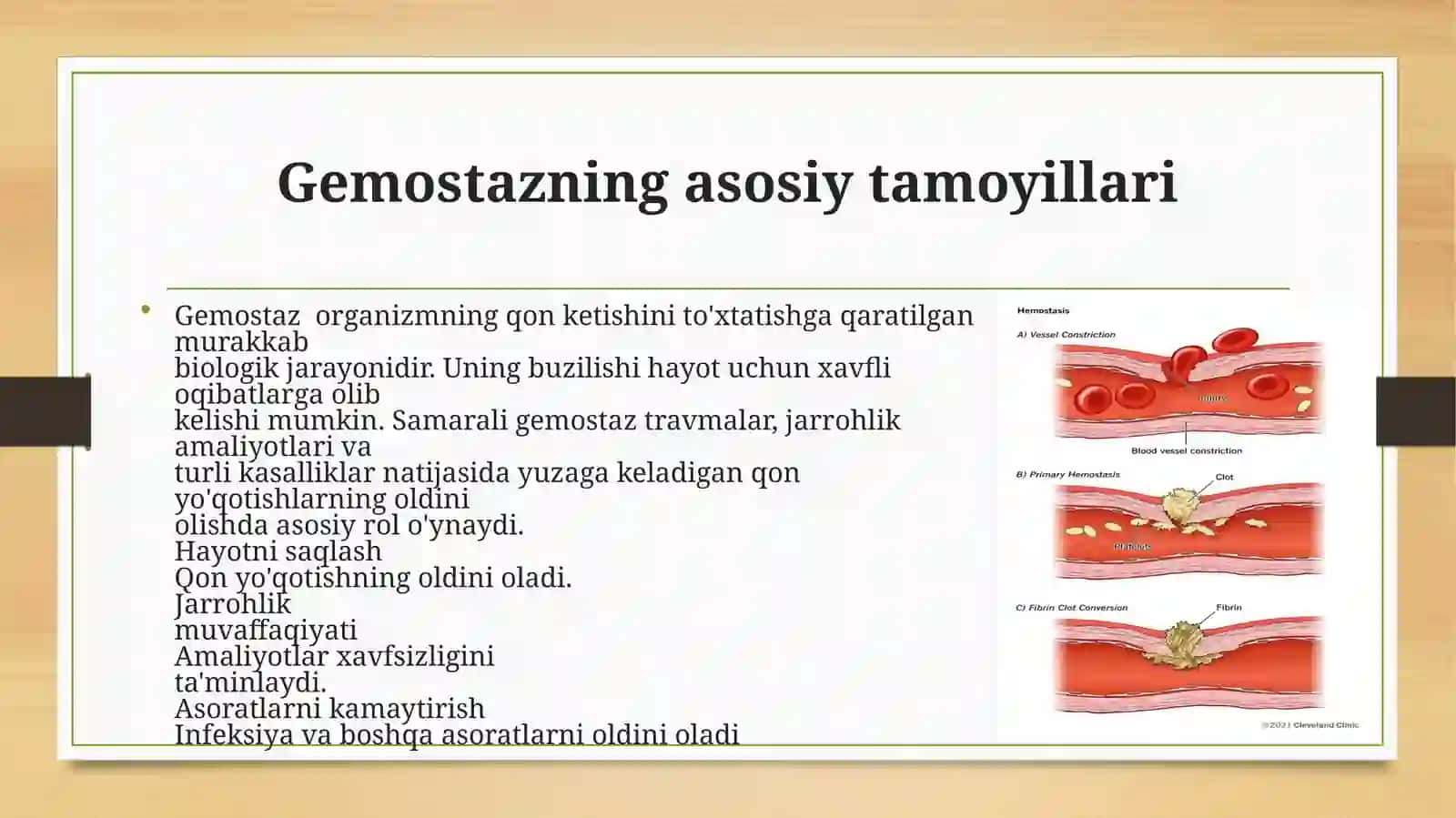 Mahalliy gemostaz uchun zamonaviy dori-vositalar. Qon o‘rninibosuvchi suyuqliklar 2