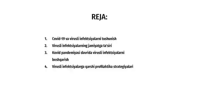 Covid-19 va virusli infektsiyalarni tushunish 2