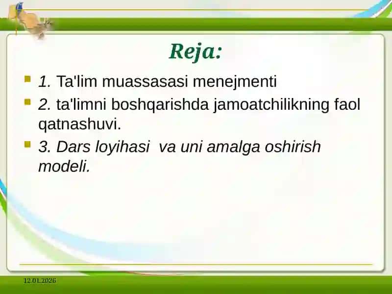 Ta'lim muassasasi mеnеjmеnti 2