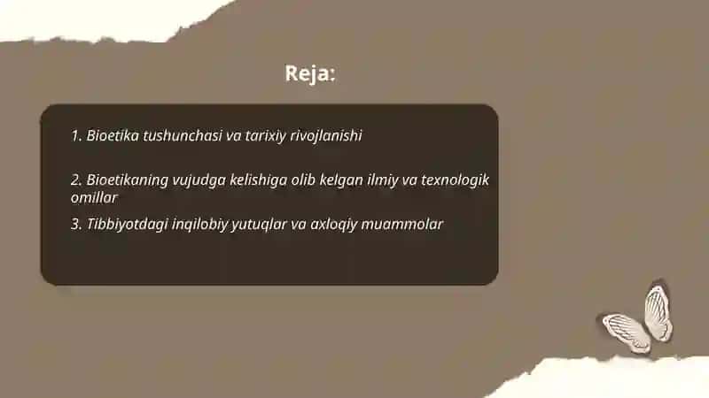 Bioetika tushunchasi va tarixiy rivojlanishi 2